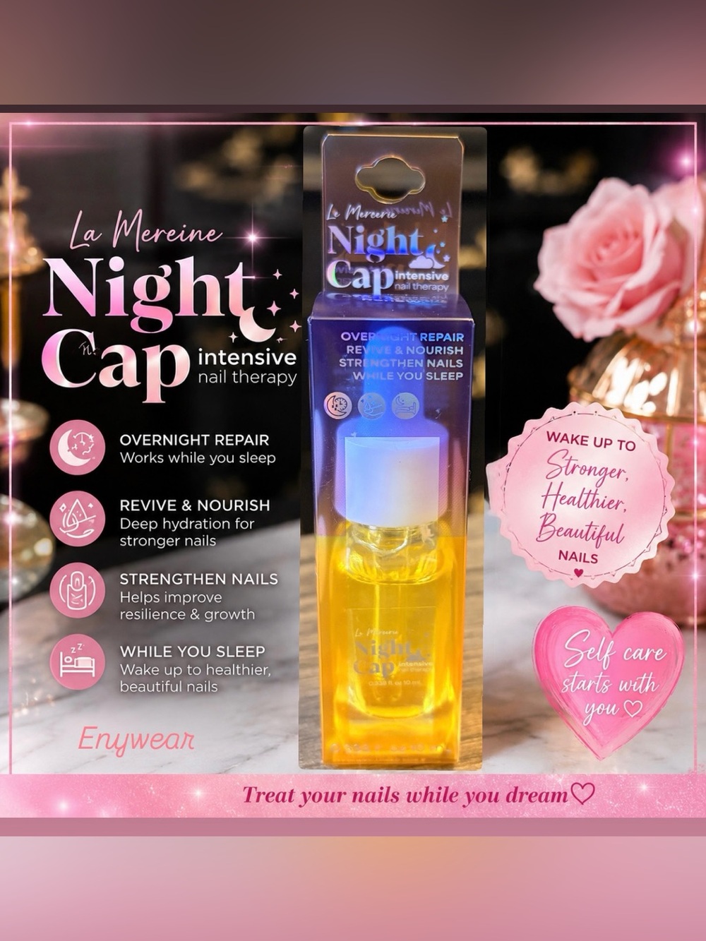 La Mereierie Night Cap Intensive Nail Therapy-Recover, Strengthen,Renew - Picture 1 of 5